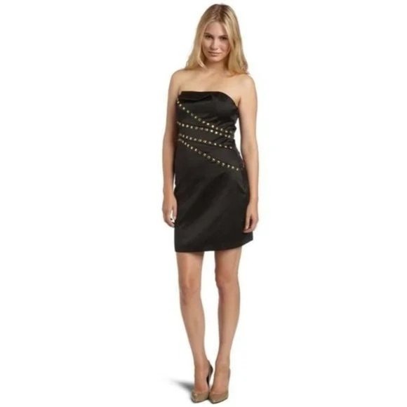 ABS Allen Schwartz Dresses & Skirts - 🆕 ABS ALLEN SCHWARTZ Satin Strapless Studded Dress 12